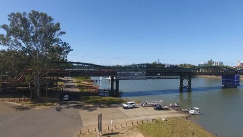 Old Bridge Bundaberg 7 Stock Footage 89491398