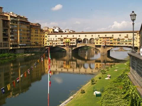 Old bridge in Florence Stock Photos