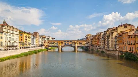 Old Bridge in Florence Stock Photos