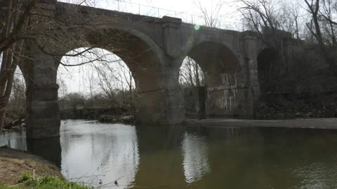 Old Bridge 스톡 동영상 159617644