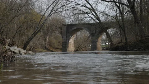 Old Bridge 스톡 동영상 159617674