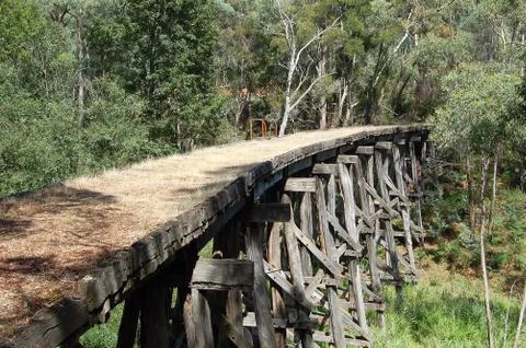 Old Bridge - Koetong Stock Photos