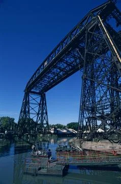 Old Bridge La Boca Buenos Aires Stock Photos