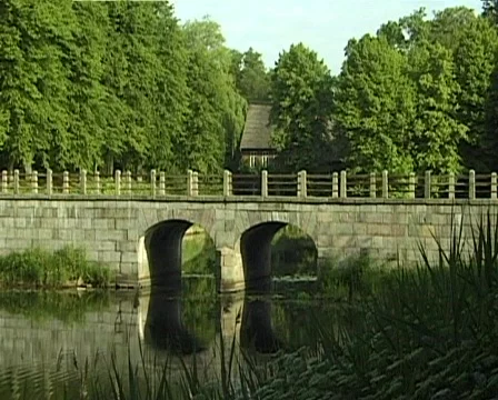 Old bridge in the park 库存影片 279902