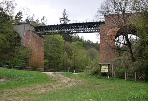 Old bridge railways Stock Photos