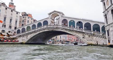 Old Bridge in Venice. Stock Photos