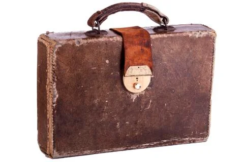Old briefcase Stock Photos