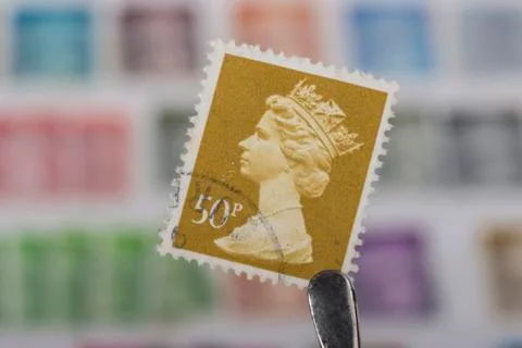 Old  British   stamp Stock Photos