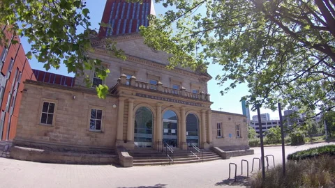 Old Broadcasting House, Leeds, UK Stock Footage 243891561