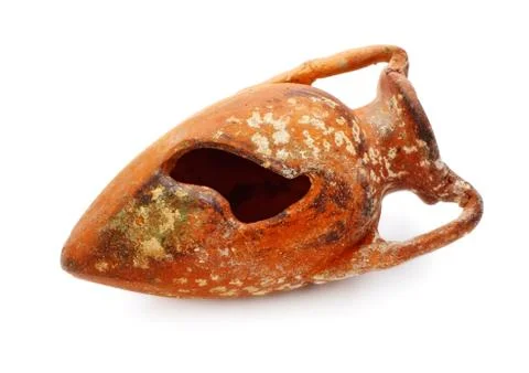 Old broken amphora Stock Photos