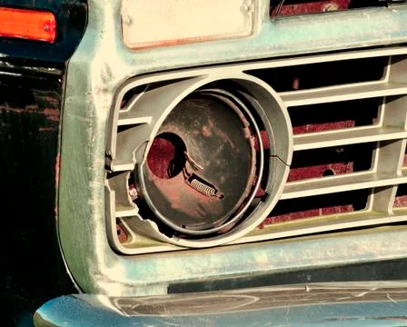 Old broken car Stock Photos