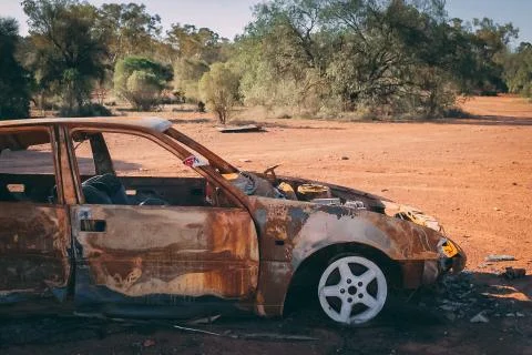 Old Broken Down Car Stock Photos