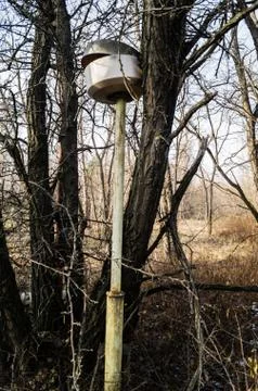 Old broken lamp Stock Photos