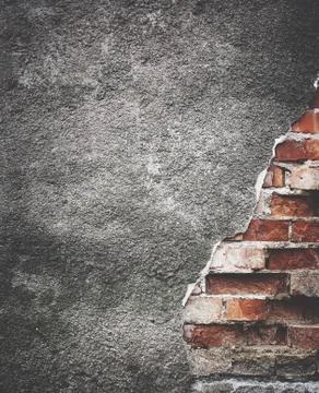 Old broken wall Stock Photos