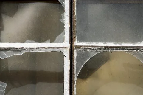 Old broken window, Germany Stock Photos