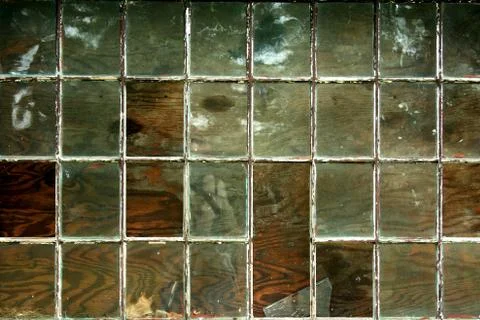 Old broken window Stock Photos