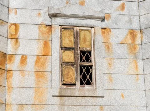 Old broken window Stock Photos