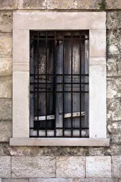 Old Broken Window Stock Photos