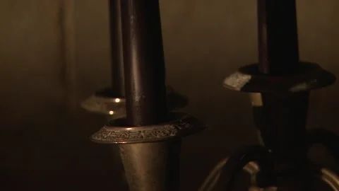 Old Bronze Candelabra 스톡 동영상 188362410