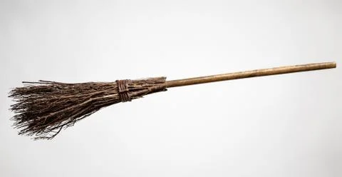 Old broomstick Stock Photos
