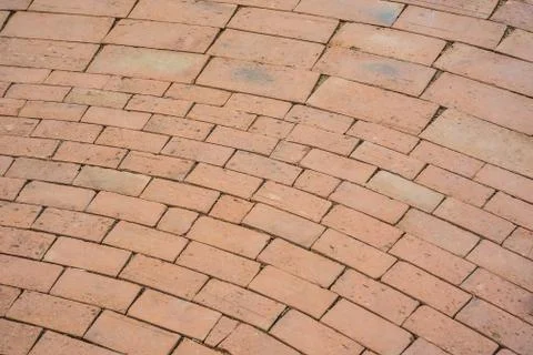 Old brown brick floor texture Stock Photos