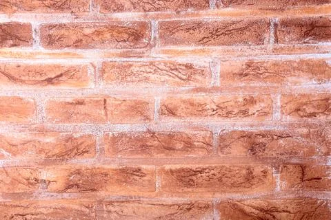 Old brown brick wall background or texture. Stock Photos