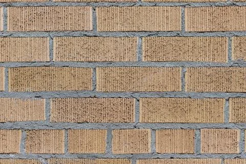 Old brown brick wall close up textured background Stock Photos