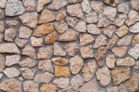 Old brown bricks wall pattern. Stock Photos