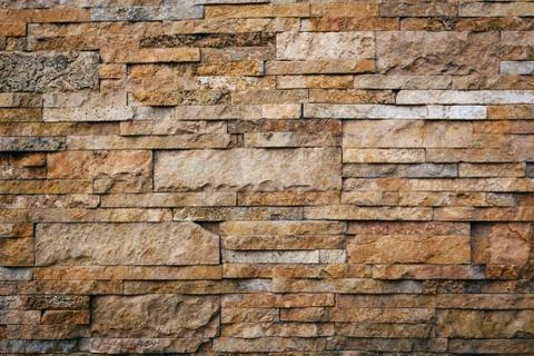 Old Brown Bricks Wall Pattern. Stock Photos