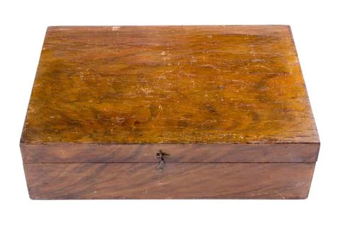 Old brown chest Stock Photos