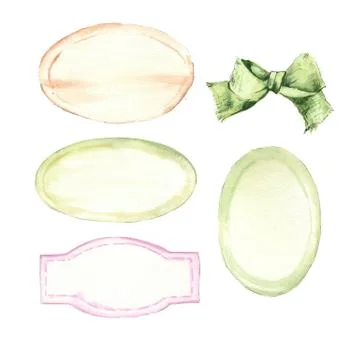 Old brown page on a white background. Stock-Illustration