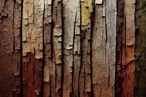 Old brown pine wood surface texture. Digital illustration Stock Illustration