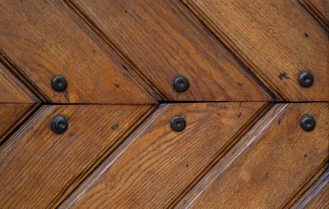 Old brown rustic dark weathered wooden texture. Wooden background. Stock Photos