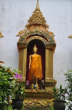 Old buddha statue Stock Photos