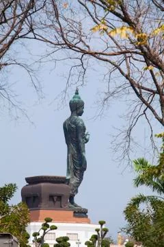 The old buddha statue. Stock Photos