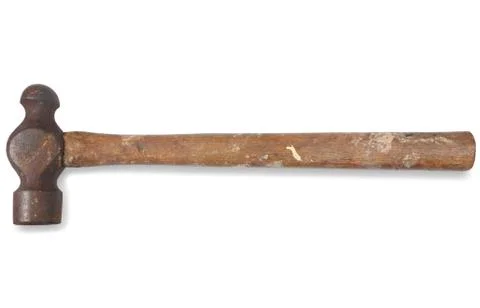 An old builders hammer. Stock Photos