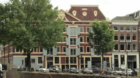 Old building in amsterdam Stock Footage 66777419