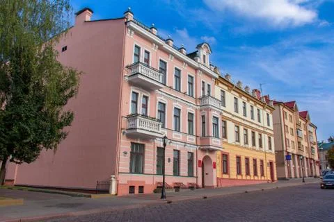 Old building in the center of Grodno Stock Photos