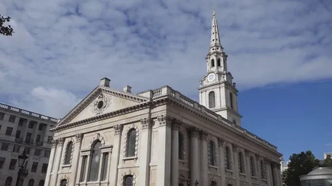 Old building with clock tower. Stock Footage 79599523