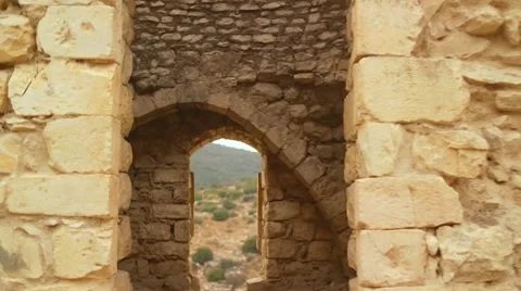 Old Building in the Desert Stock-Footage 58587051