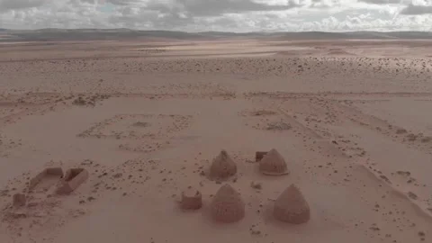 Old building in the desert Video stock 153149193