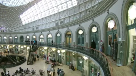  Old building design,Corn Exchange,Leeds,UK Stock Footage 59068317
