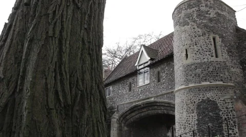 Old Building in England Stock Footage 51732972