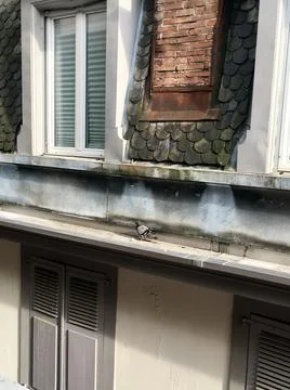 Old building facade Stock Photos