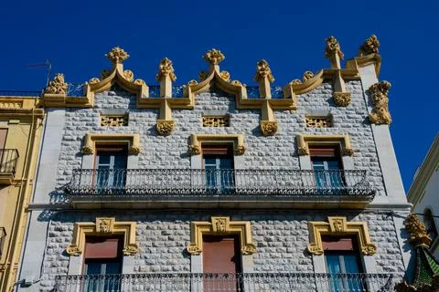 Old building facade Stock Photos