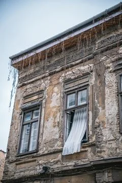 Old Building with Ivy in Budapest Stock Photos