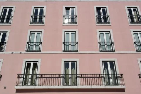 Old building, lisbon, portugal Stock Photos