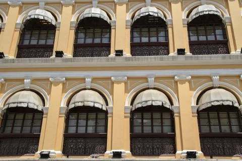 Old building in Macau Fotos de archivo