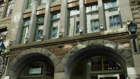Old building in Montreal Stock Footage 99907592