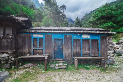 Old building in the mountains Stock Photos